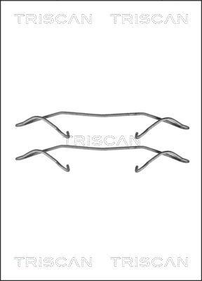 Triscan 8105 241598 - Accessory Kit for disc brake Pads www.autospares.lv