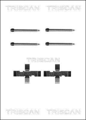 Triscan 8105 241538 - Комплектующие для колодок дискового тормоза www.autospares.lv