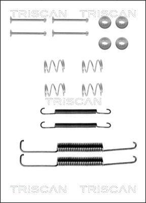 Triscan 8105 242494 - Piederumu komplekts, Bremžu loki autospares.lv