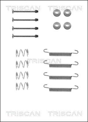 Triscan 8105 242562 - Piederumu komplekts, Stāvbremzes mehānisma bremžu loks www.autospares.lv