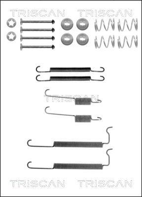 Triscan 8105 242567 - Piederumu komplekts, Bremžu loki www.autospares.lv