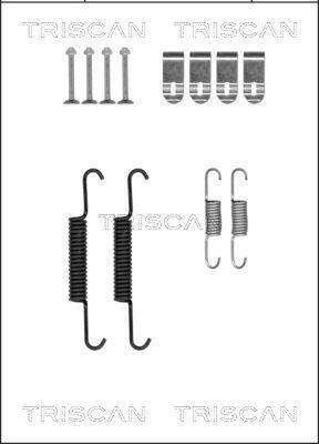 Triscan 8105 242572 - Piederumu komplekts, Stāvbremzes mehānisma bremžu loks www.autospares.lv