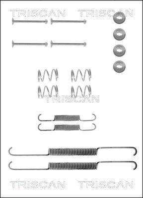 Triscan 8105 242191 - Piederumu komplekts, Bremžu loki www.autospares.lv