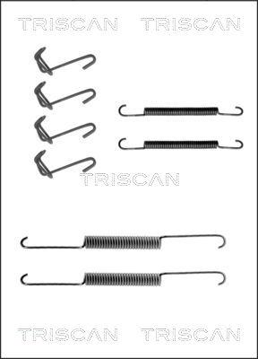 Triscan 8105 242346 - Piederumu komplekts, Bremžu loki autospares.lv