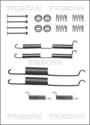 Triscan 8105 252569 - Piederumu komplekts, Bremžu loki www.autospares.lv