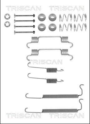 Triscan 8105 212002 - Piederumu komplekts, Bremžu loki www.autospares.lv