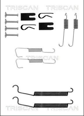 Triscan 8105 282569 - Accessory Kit, brake shoes www.autospares.lv