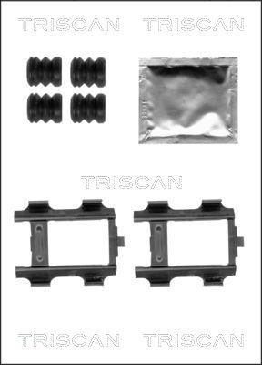 Triscan 8105 231610 - Piederumu komplekts, Disku bremžu uzlikas www.autospares.lv