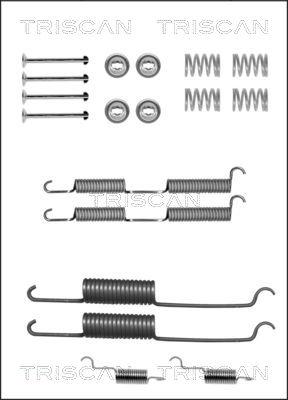 Triscan 8105 232556 - Piederumu komplekts, Bremžu loki www.autospares.lv