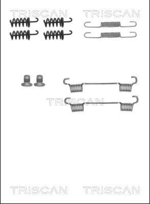 Triscan 8105 232564 - Piederumu komplekts, Stāvbremzes mehānisma bremžu loks www.autospares.lv