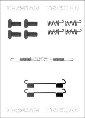 Triscan 8105 232299 - Piederumu komplekts, Stāvbremzes mehānisma bremžu loks www.autospares.lv