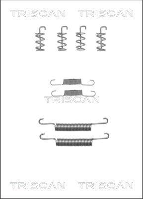 Triscan 8105 272577 - Piederumu komplekts, Stāvbremzes mehānisma bremžu loks www.autospares.lv