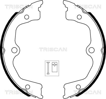 Triscan 8100 40009 - Bremžu loku kompl., Stāvbremze www.autospares.lv