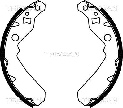 Triscan 8100 41615 - Bremžu loku komplekts autospares.lv