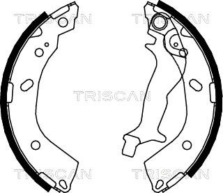 Triscan 8100 43018 - Bremžu loku komplekts www.autospares.lv