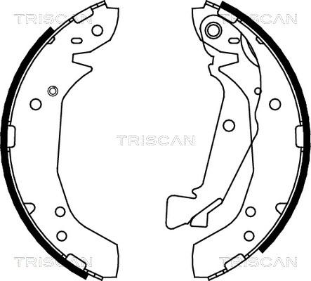 Triscan 8100 43025 - Bremžu loku komplekts www.autospares.lv