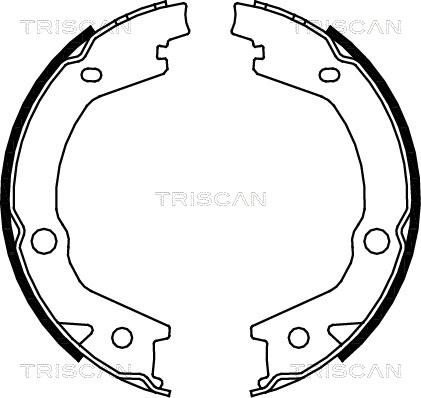 Triscan 8100 43020 - Bremžu loku kompl., Stāvbremze www.autospares.lv