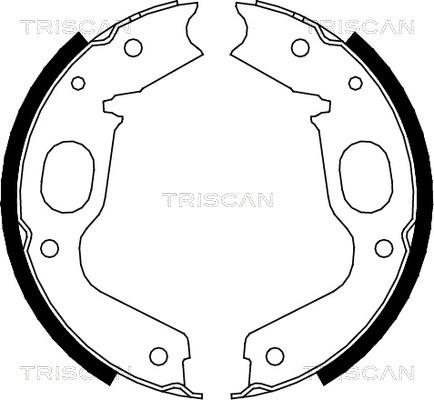 Triscan 8100 42015 - Bremžu loku kompl., Stāvbremze www.autospares.lv