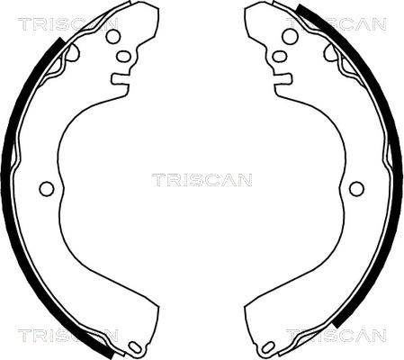 Triscan 8100 42017 - Bremžu loku komplekts www.autospares.lv