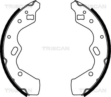 Triscan 8100 50615 - Bremžu loku komplekts autospares.lv