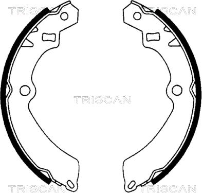 Triscan 8100 69511 - Bremžu loku komplekts www.autospares.lv