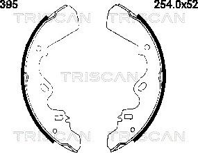 Triscan 8100 60395 - Bremžu loku komplekts www.autospares.lv