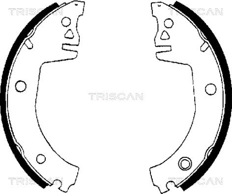 Triscan 8100 67514 - Bremžu loku komplekts www.autospares.lv