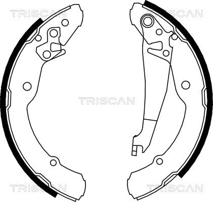 Triscan 8100 67631 - Bremžu loku komplekts autospares.lv