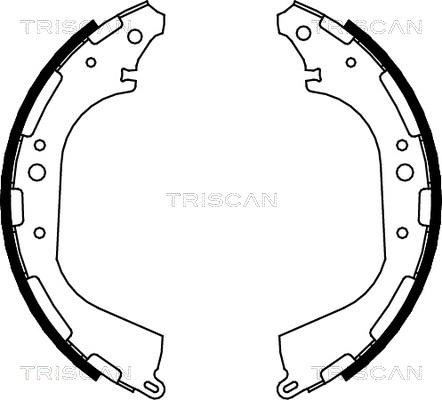 Triscan 8100 14564 - Brake Shoe Set www.autospares.lv