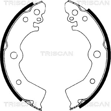 Triscan 8100 14532 - Brake Shoe Set www.autospares.lv