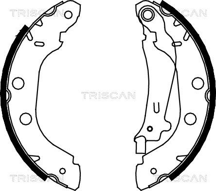 Triscan 8100 14614 - Bremžu loku komplekts www.autospares.lv