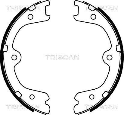 Triscan 8100 14009 - Bremžu loku kompl., Stāvbremze www.autospares.lv