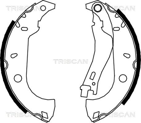 Triscan 8100 15483 - Bremžu loku komplekts www.autospares.lv