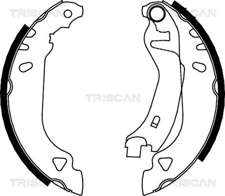 Triscan 8100 15482 - Bremžu loku komplekts autospares.lv