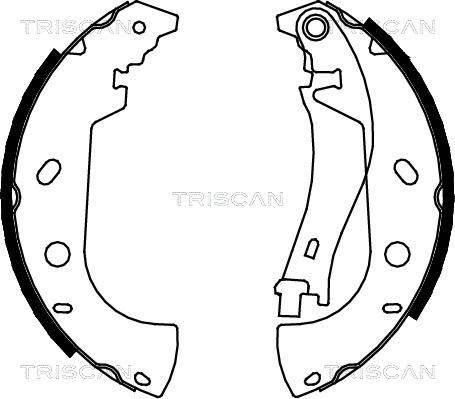 Triscan 8100 15626 - Bremžu loku komplekts autospares.lv