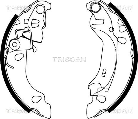 Triscan 8100 15016 - Bremžu loku komplekts www.autospares.lv