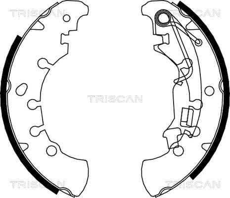 Triscan 8100 15023 - Bremžu loku komplekts autospares.lv