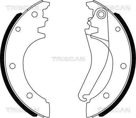 Triscan 8100 15027 - Bremžu loku komplekts www.autospares.lv