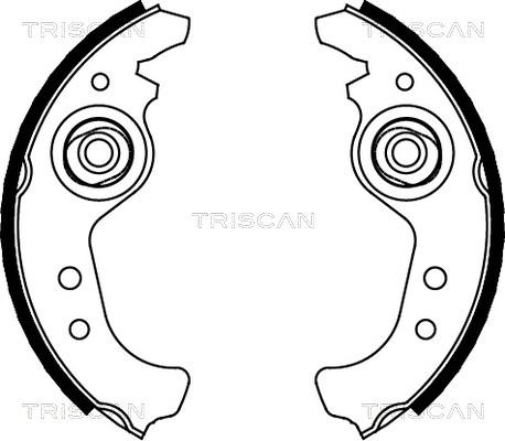 Triscan 8100 15383 - Bremžu loku komplekts autospares.lv