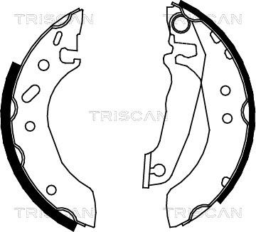 Triscan 8100 16535 - Bremžu loku komplekts autospares.lv