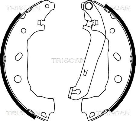 Triscan 8100 16009 - Bremžu loku komplekts autospares.lv