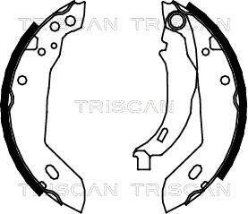 Triscan 8100 10427 - Bremžu loku komplekts autospares.lv