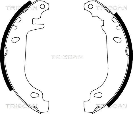 Triscan 8100 10545 - Bremžu loku komplekts autospares.lv