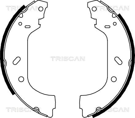 Triscan 8100 10588 - Bremžu loku komplekts www.autospares.lv