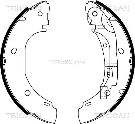 Triscan 8100 10007 - Bremžu loku komplekts www.autospares.lv