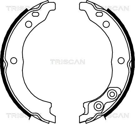 Triscan 8100 10010 - Bremžu loku kompl., Stāvbremze www.autospares.lv