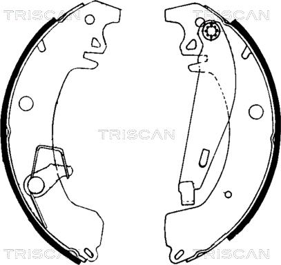 Triscan 8100 10031 - Bremžu loku komplekts autospares.lv