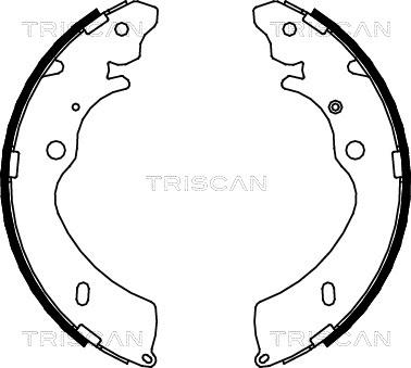 Triscan 8100 10033 - Bremžu loku komplekts autospares.lv