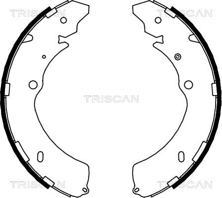 Triscan 8100 10032 - Bremžu loku komplekts autospares.lv