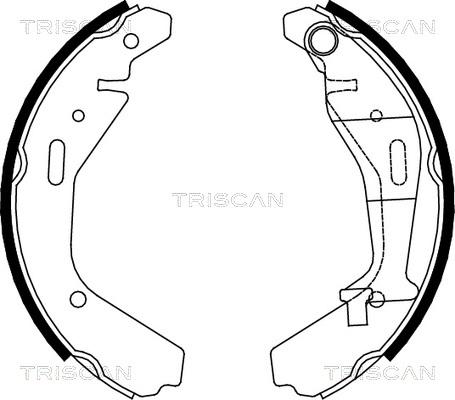 Triscan 8100 10024 - Bremžu loku komplekts www.autospares.lv